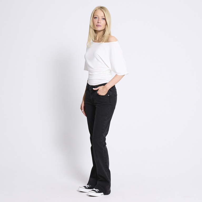 Off-shoulder top "Ida"  Off white